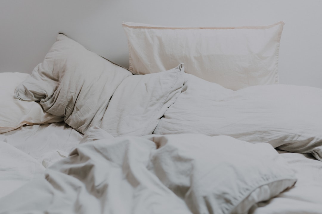 white and brown throw pillow on white couch