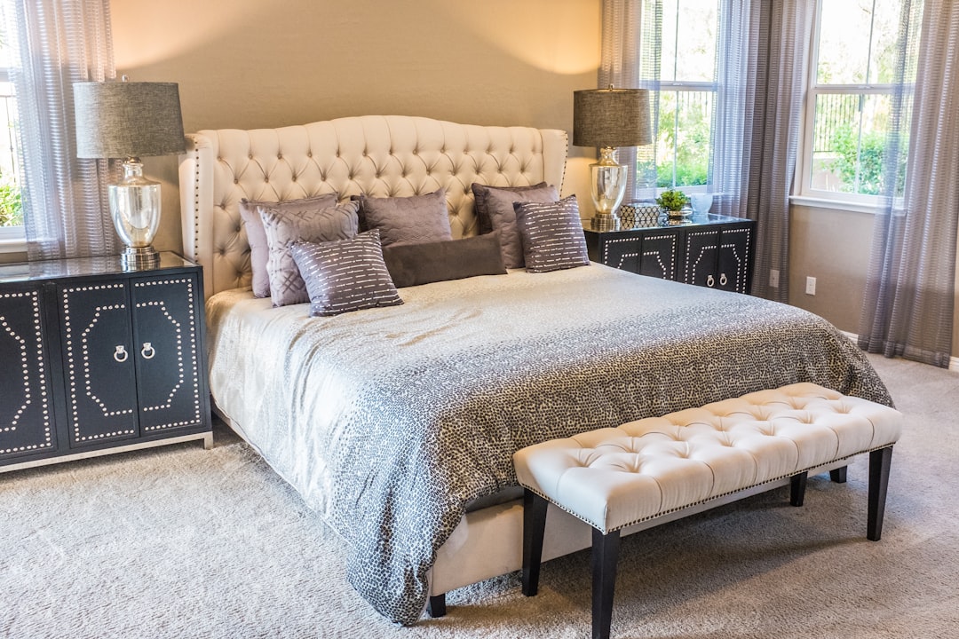 quilted white comforter